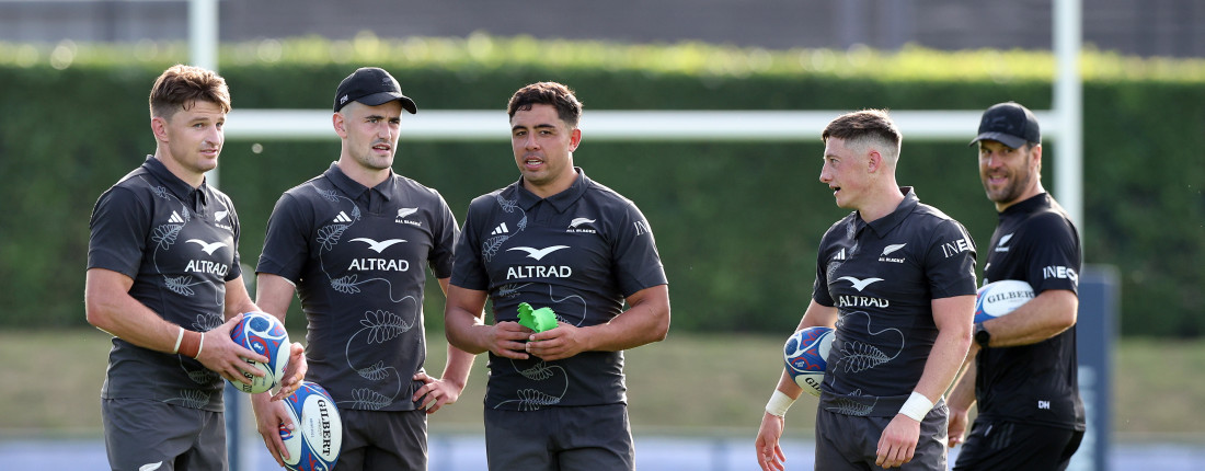 All Blacks training