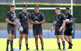 All Blacks training